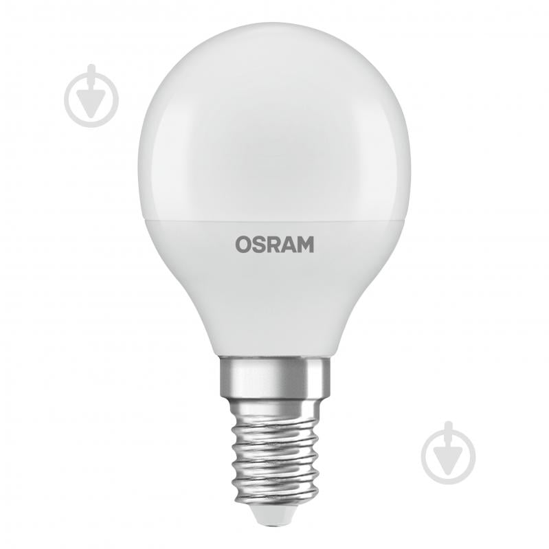 Лампа світлодіодна Ledvance VALUE 4,9 Вт P40 E14 220 В 3000 К - фото 1