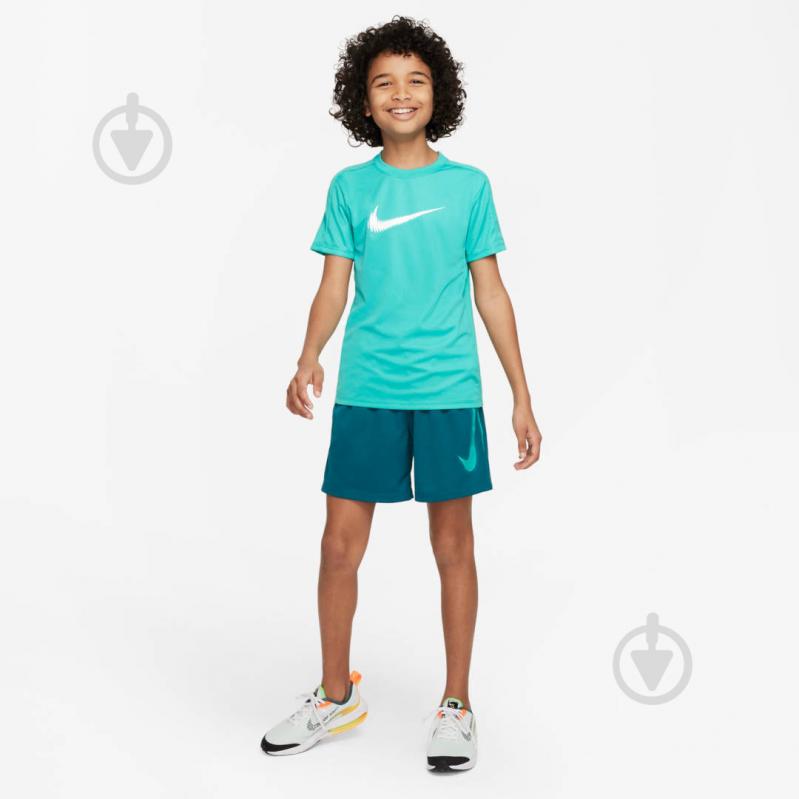 Шорти Nike B NK DF MULTI+ SHORT HBR DX5361-381 р. XL зелений - фото 7