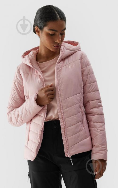 Пуховик женский 4F DOWN JACKET F279 4FAW23TDJAF279-54S р.L розовый - фото 2 Пуховик женский 4F DOWN JACKET F279 4FAW23TDJAF279-54S р.L розовый - фото 2