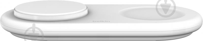 Беспроводное зарядное устройство Belkin 2в1 15Вт Pad Qi2 White - фото 2 Беспроводное зарядное устройство Belkin 2в1 15Вт Pad Qi2 White - фото 2