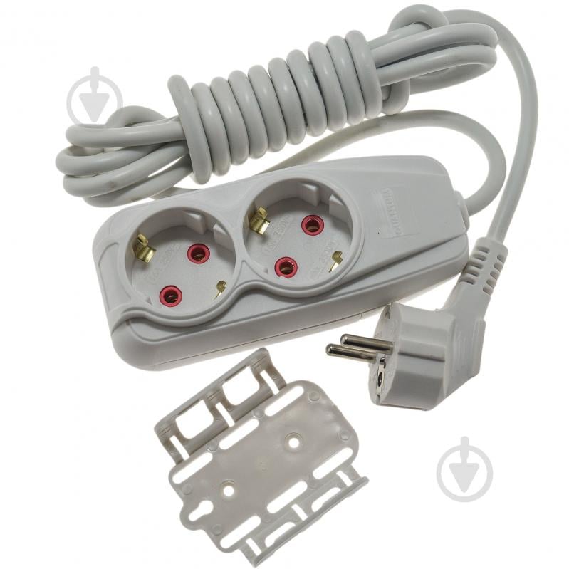 Подовжувач Quantum серія Bestline із заземленням 2 гн. білий 2 м QM-KP-00212 - фото 3 Подовжувач Quantum серія Bestline із заземленням 2 гн. білий 2 м QM-KP-00212 - фото 3