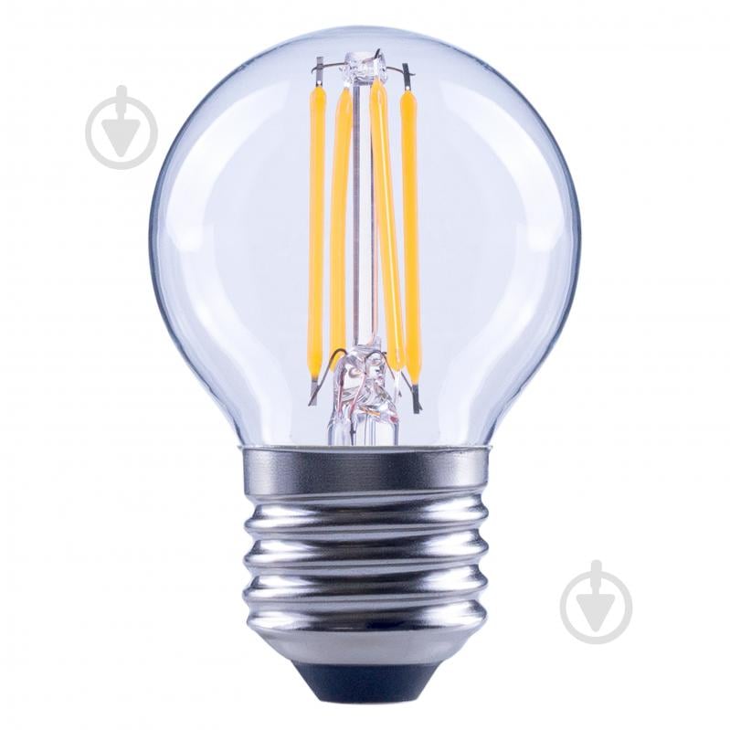 Лампа светодиодная Ledvance VALUE шар P45 7,6 Вт E27 2700 К 220 В прозрачная - фото 1 Лампа светодиодная Ledvance VALUE шар P45 7,6 Вт E27 2700 К 220 В прозрачная - фото 1