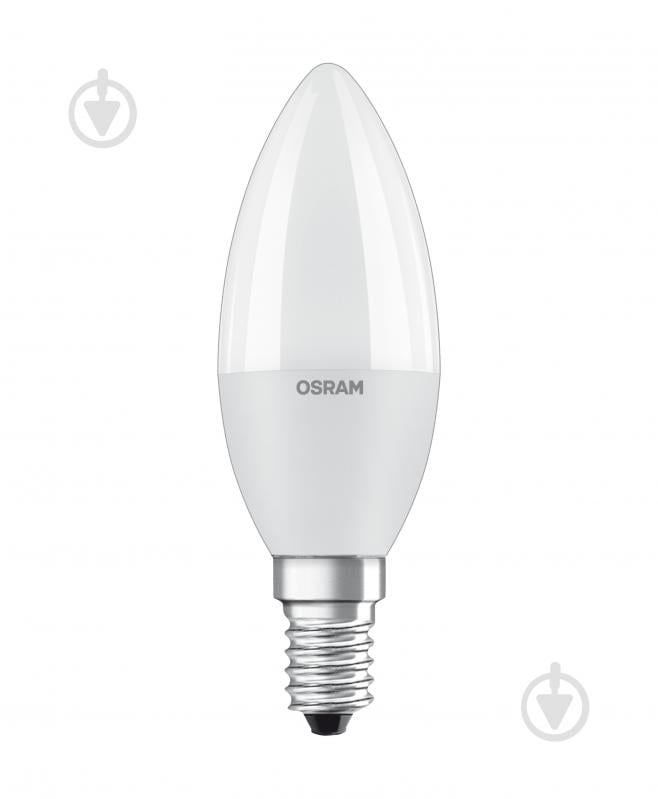 Лампа світлодіодна Ledvance VALUE 7,5 Вт B60 E14 220 В 6500 К - фото 1