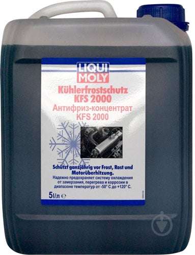 Антифриз Liqui Moly Kohlerfrostschutz KFS 2000 от -50 до +120 5 л синий - фото 3