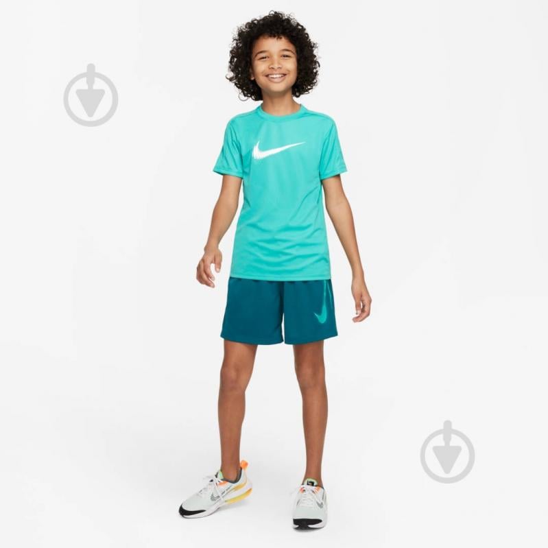 Шорти Nike B NK DF MULTI+ SHORT HBR DX5361-381 р. S зелений - фото 7