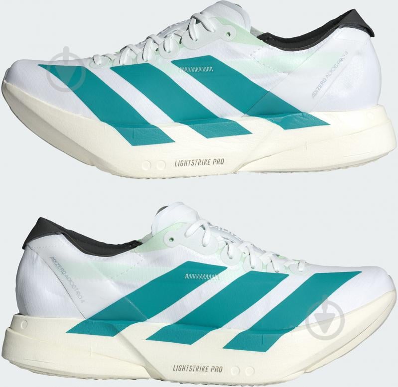 Кросівки чоловічі Adidas ADIZERO ADIOS PRO 4 JR1267 р.40 2/3 білі - фото 5 Кросівки чоловічі Adidas ADIZERO ADIOS PRO 4 JR1267 р.40 2/3 білі - фото 5
