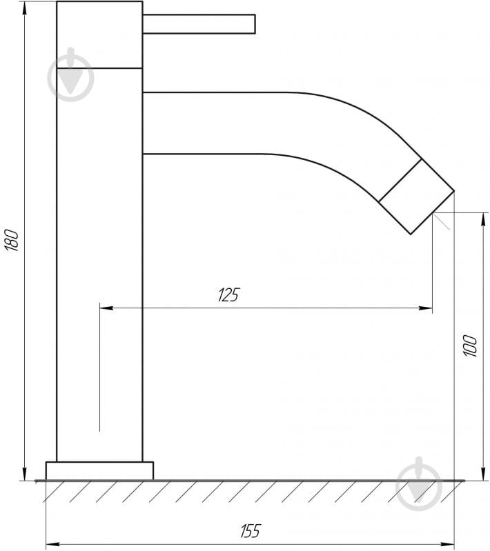 Кран Globus Lux ALPEN SUS-008M - фото 5