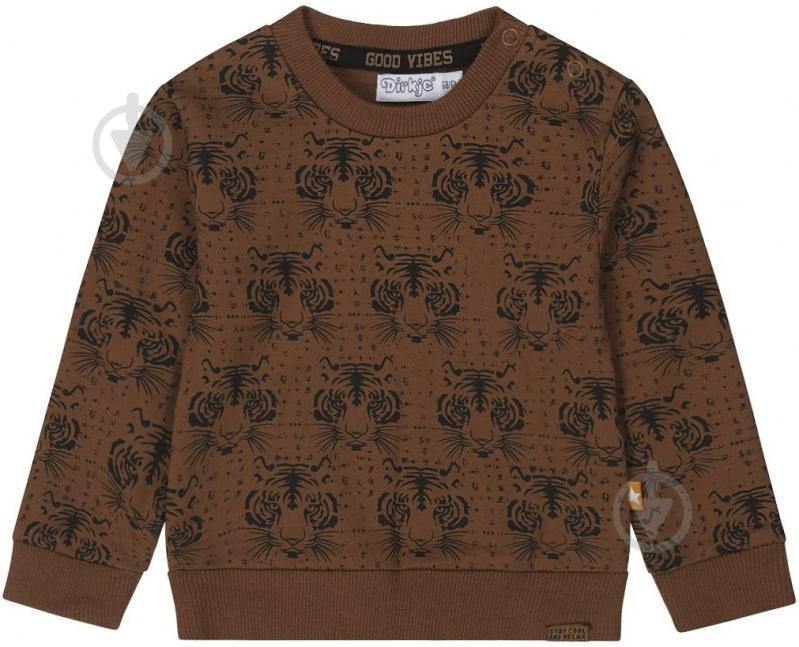 Світшот для хлопчика Dirkje Camel Tigers р.98 коричневий S48685-35 - фото 1