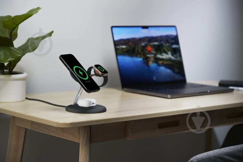 Беспроводное зарядное устройство Belkin 3в1 Magnetic Adjustable Pad Qi2 15 Вт Black - фото 11 Беспроводное зарядное устройство Belkin 3в1 Magnetic Adjustable Pad Qi2 15 Вт Black - фото 11