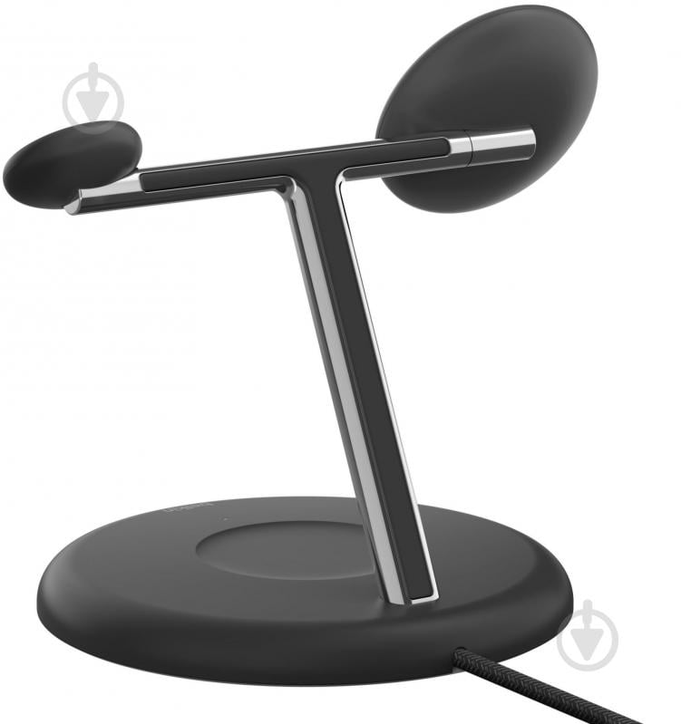 Беспроводное зарядное устройство Belkin 3в1 Magnetic Adjustable Pad Qi2 15 Вт Black - фото 5 Беспроводное зарядное устройство Belkin 3в1 Magnetic Adjustable Pad Qi2 15 Вт Black - фото 5