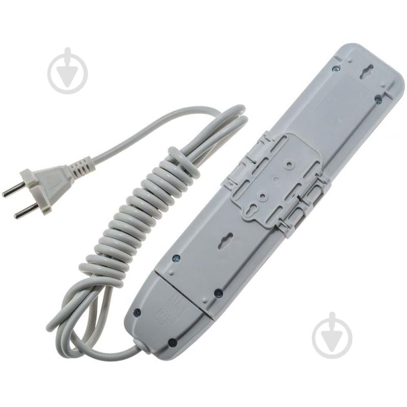 Удлинитель бытовой Quantum серия Bestline без заземления 5 гн. белый 5 м QM-KP-00505 - фото 4