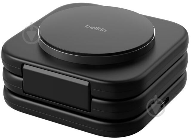 Беспроводное зарядное устройство Belkin 3в1 Travel Pad Wireless Qi2 15 Вт Black (WIZ024VFBK) - фото 5
