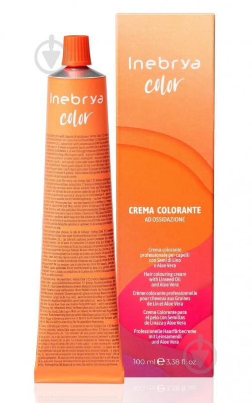 Краска для волос INEBRYA Color color new 3/10 Темно-русый вишнево-фиолетовый 100 мл - фото 1