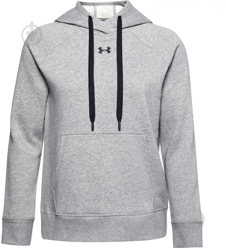 Джемпер Under Armour RIVAL FLEECE HB HOODIE 1356317-035 р.XL сірий - фото 4