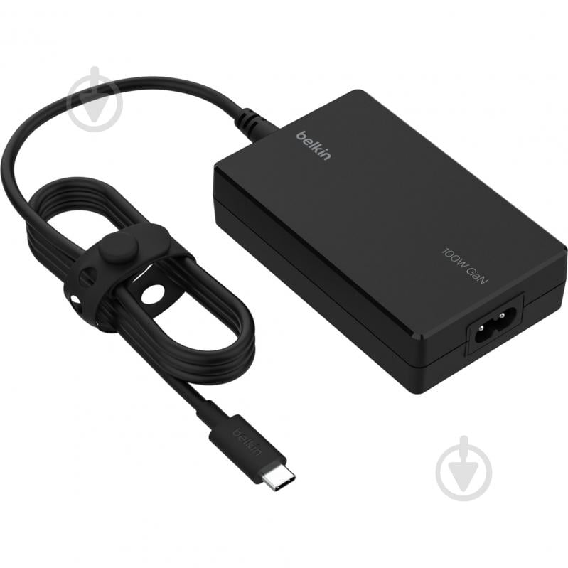 Сетевое зарядное устройство Belkin 100 Вт USB-С GAN PD PPS Black - фото 2 Сетевое зарядное устройство Belkin 100 Вт USB-С GAN PD PPS Black - фото 2