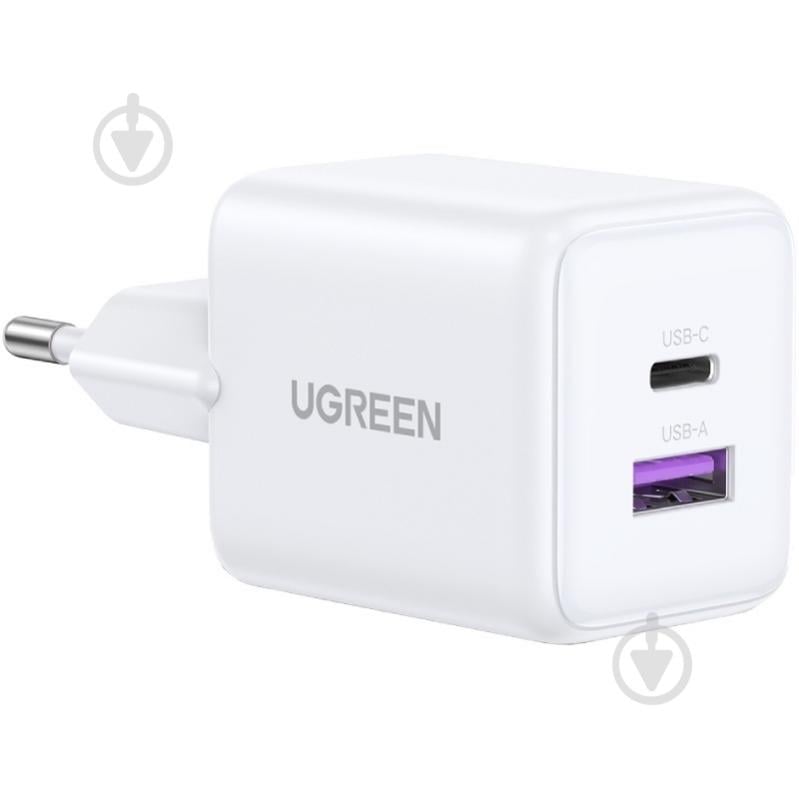 Зарядное устройство UGREEN 2xUSB 30W X516 GaN белый - фото 1
