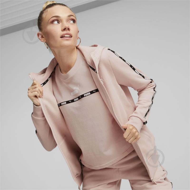 Джемпер Puma PUMA POWER TAPE FULL-ZIP HOODIE FL 67001147 р.M бежевый - фото 3 Джемпер Puma PUMA POWER TAPE FULL-ZIP HOODIE FL 67001147 р.M бежевый - фото 3