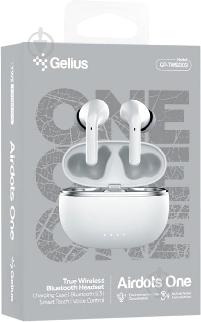 Наушники Gelius Pro Airdots One GP-TWS003 white (GP-TWS003) - фото 13