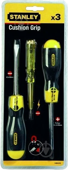 Набор отверток Stanley Cushion Grip 3 предмета 0-65-012 - фото 5