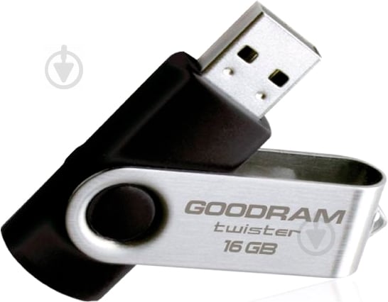 Флеш-память USB Goodram UTS3 Twister 16 ГБ USB 3.0 black (UTS3-0160K0R11) - фото 3