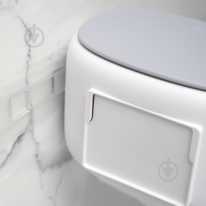 Держатель для туалетной бумаги MVM BP-43 White/Gray - фото 18