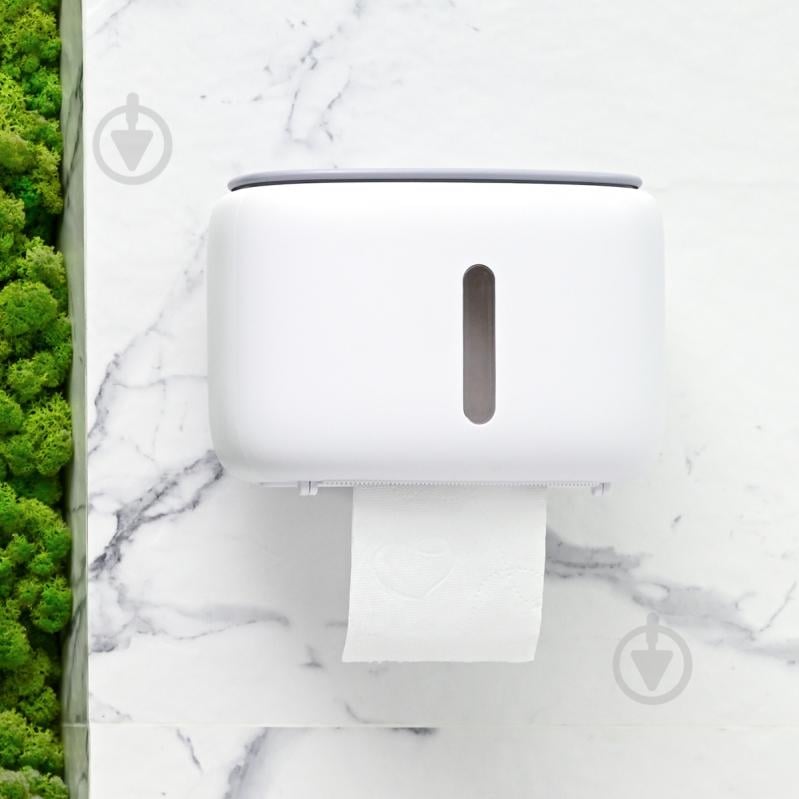 Держатель для туалетной бумаги MVM BP-43 White/Gray - фото 11