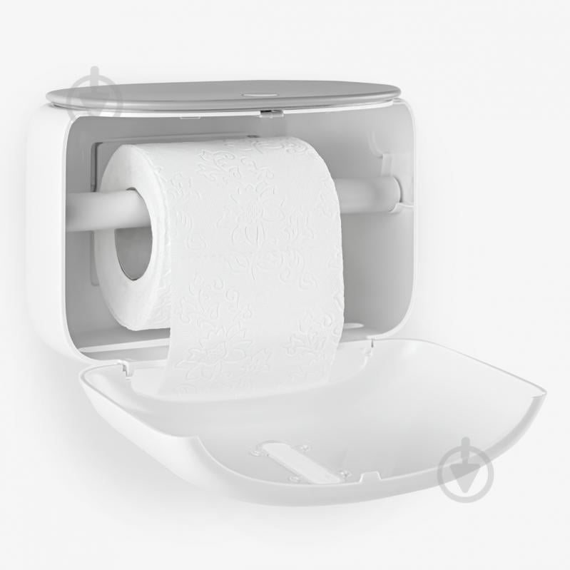 Держатель для туалетной бумаги MVM BP-43 White/Gray - фото 4