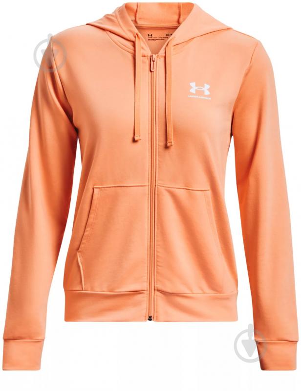 Джемпер Under Armour RIVAL TERRY FZ HOODIE 1369853-868 р.XL оранжевый - фото 4