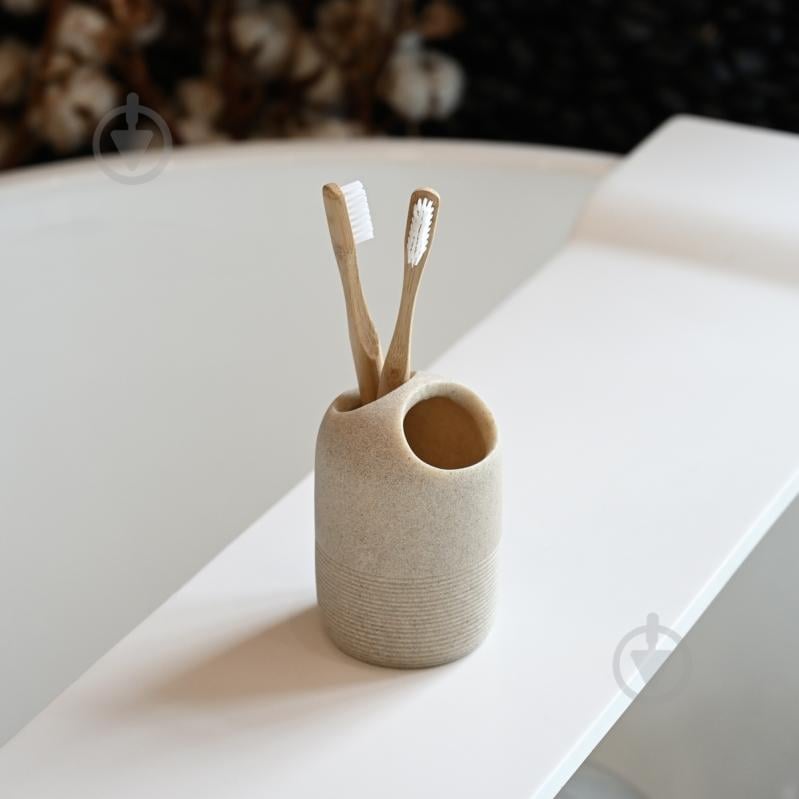 Подставка для зубных щеток MVM BA-03 BEIGE Boston - фото 4 Подставка для зубных щеток MVM BA-03 BEIGE Boston - фото 4