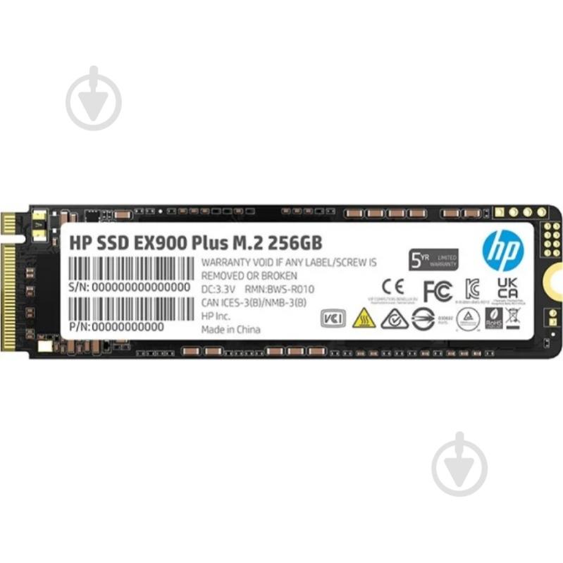 SSD-накопичувач HP 256GB M.2 PCI Express 3.0 x4 3D NAND (35M32AA) - фото 1