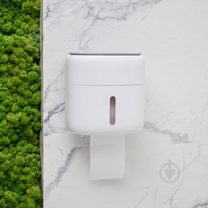 Тримач для туалетного паперу MVM BP-44 White/Gray - фото 10