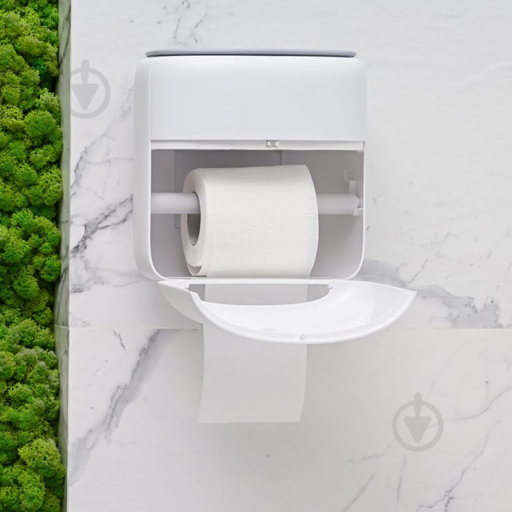 Тримач для туалетного паперу MVM BP-44 White/Gray - фото 14