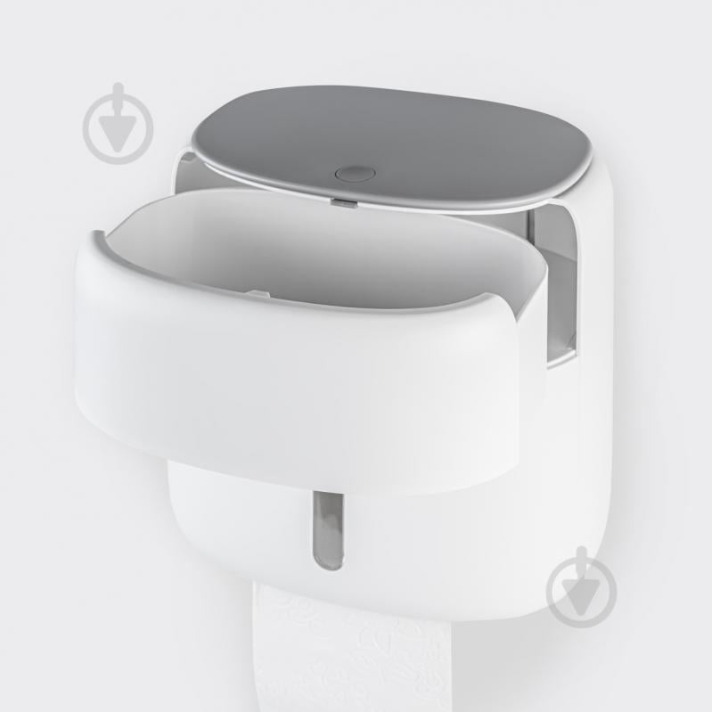 Тримач для туалетного паперу MVM BP-44 White/Gray - фото 3