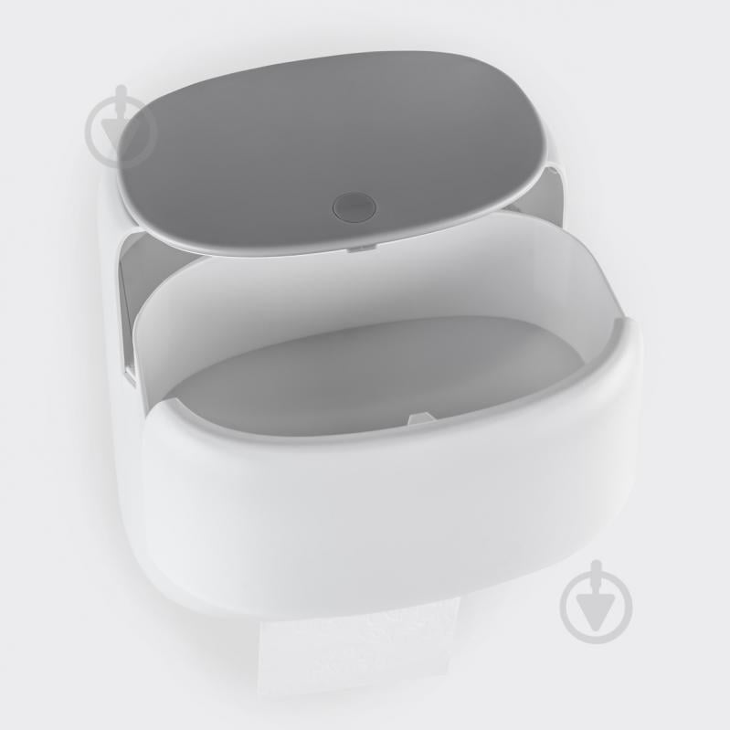 Тримач для туалетного паперу MVM BP-44 White/Gray - фото 4