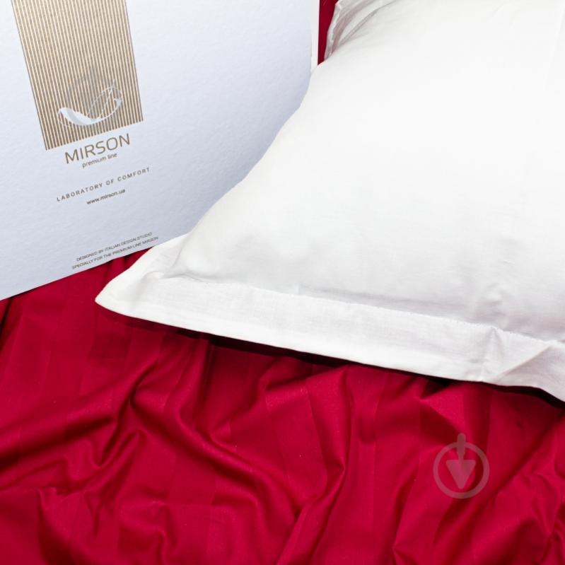 Наволочка сатин Benedikt Duet 70x70 см бордовый/молочный MirSon - фото 1 Наволочка сатин Benedikt Duet 70x70 см бордовый/молочный MirSon - фото 1