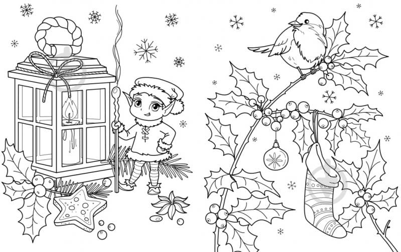 Книга-раскраска «Рождество» 9789667617592 - фото 2