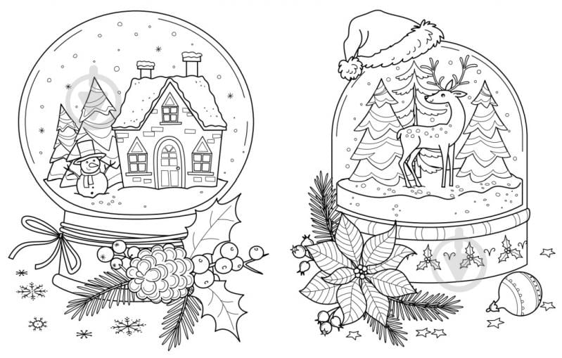 Книга-раскраска «Рождество» 9789667617592 - фото 4