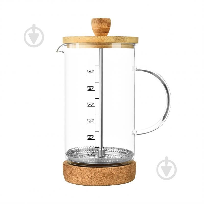 Френч-пресс Krauff 1 л 26-293-004 - фото 1 Френч-пресс Krauff 1 л 26-293-004 - фото 1