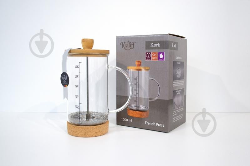 Френч-пресс Krauff 1 л 26-293-004 - фото 3 Френч-пресс Krauff 1 л 26-293-004 - фото 3