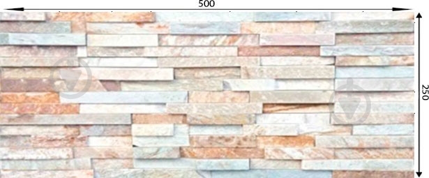 Плитка Tiger Бирюза 25x50 - фото 2