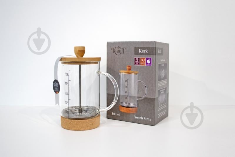 Френч-пресс Krauff 800 мл 26-293-003 - фото 3