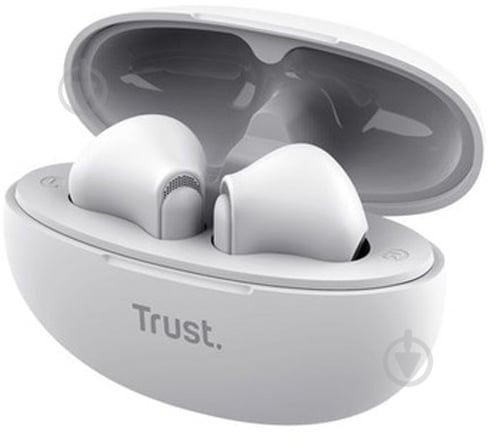 Навушники бездротові Trust Yavi Earphones white (25173_TRUST) - фото 5 Навушники бездротові Trust Yavi Earphones white (25173_TRUST) - фото 5