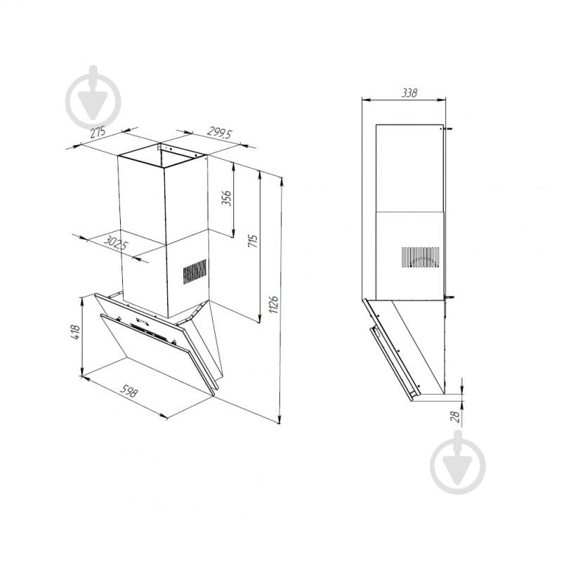 Вытяжка Pyramida NR-MG 60 E (1000) IX - фото 7 Вытяжка Pyramida NR-MG 60 E (1000) IX - фото 7