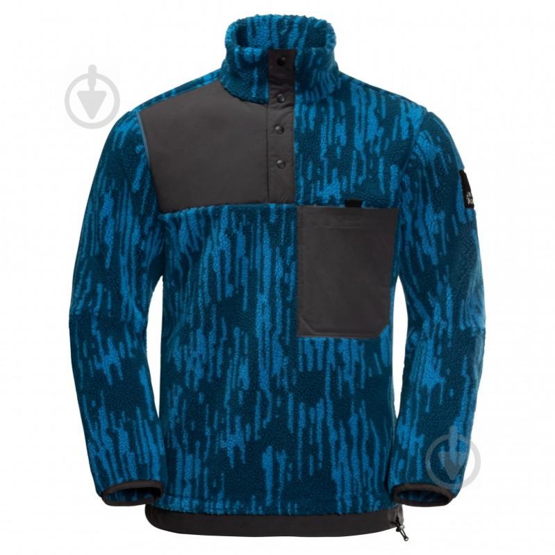 Джемпер Jack Wolfskin 365 FEARLESS SNAP JAQUARD M 1709801-7727 р. S синій - фото 1