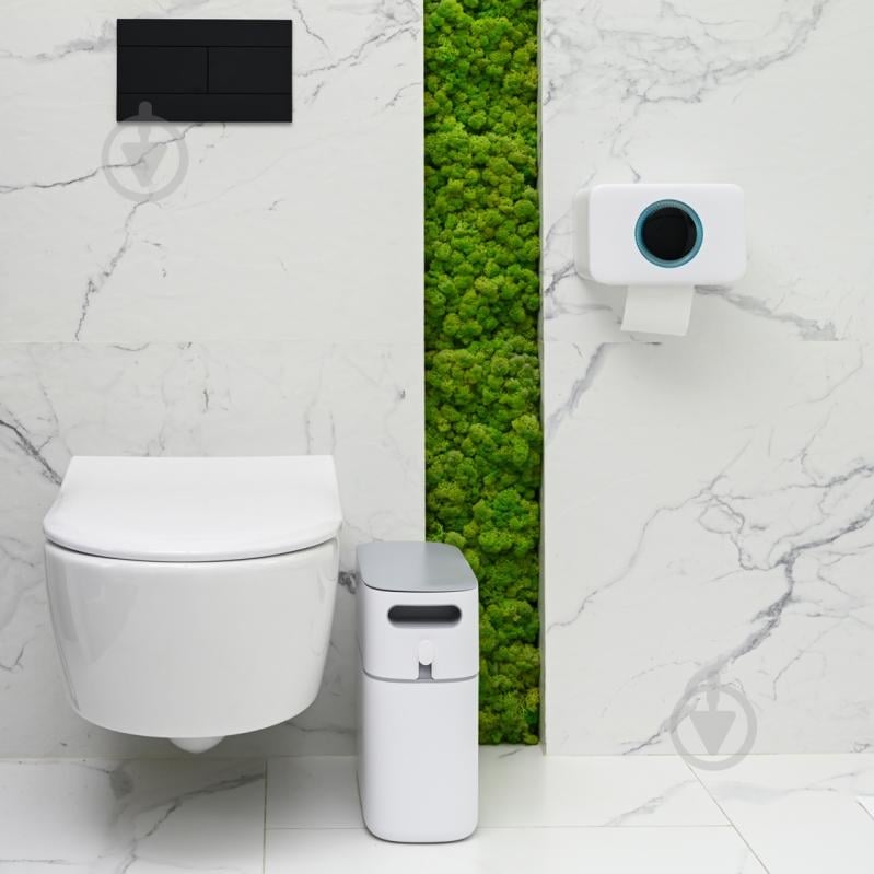 Тримач для туалетного паперу MVM BP-41 White/Gray - фото 22