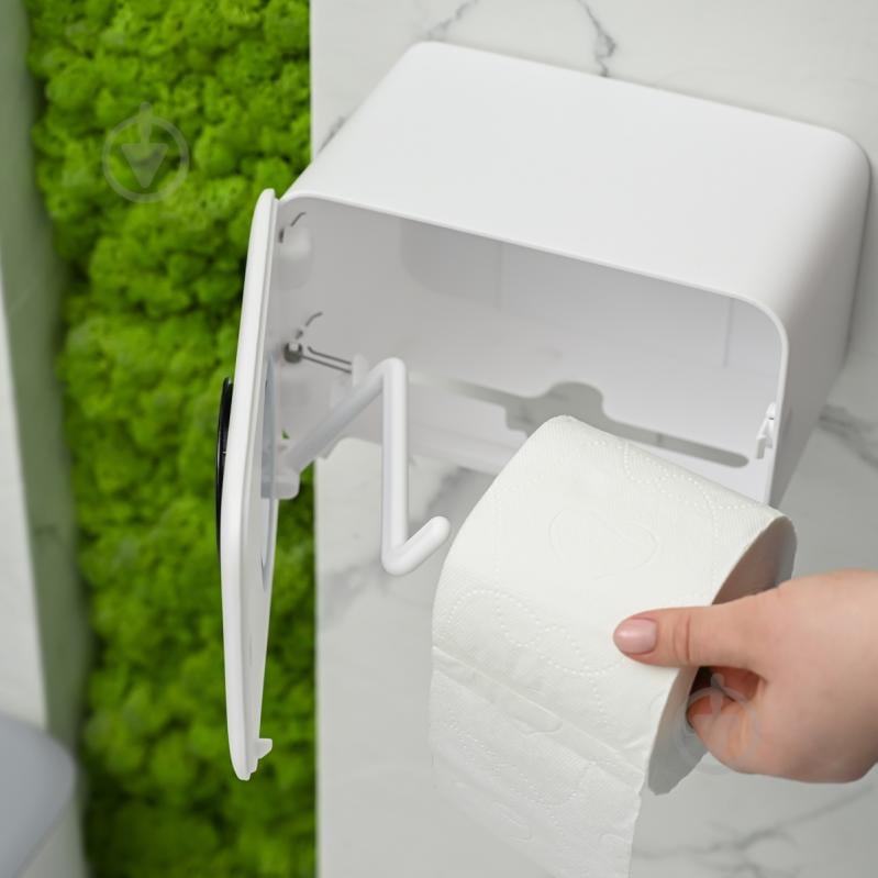 Тримач для туалетного паперу MVM BP-41 White/Gray - фото 18