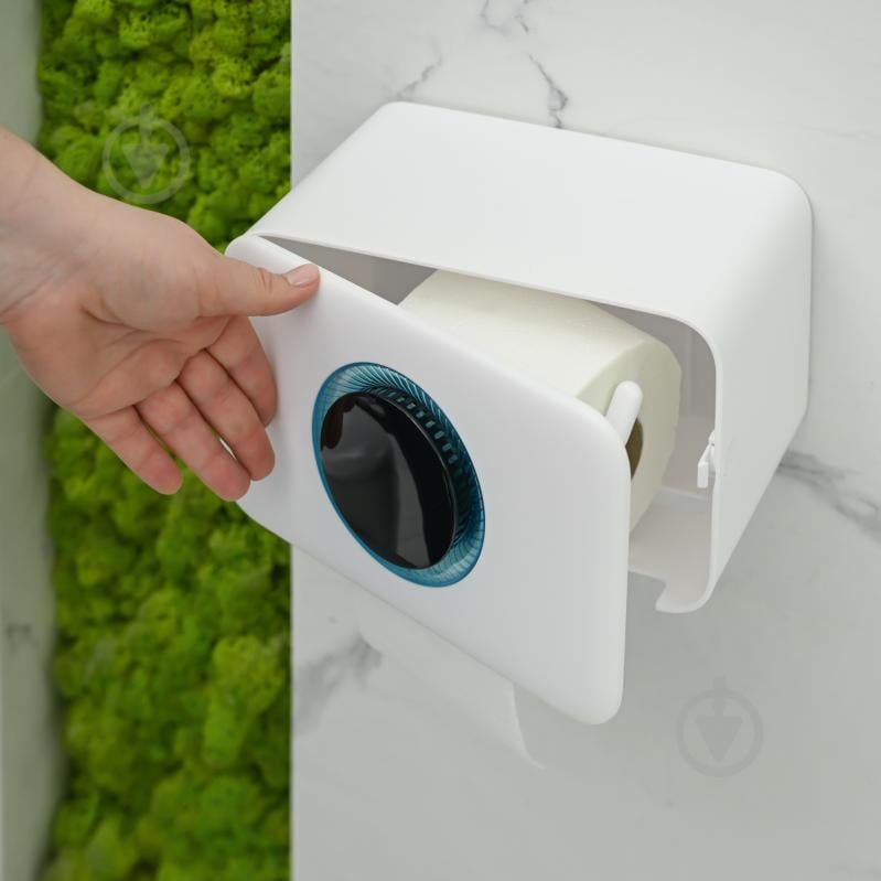 Тримач для туалетного паперу MVM BP-41 White/Gray - фото 19