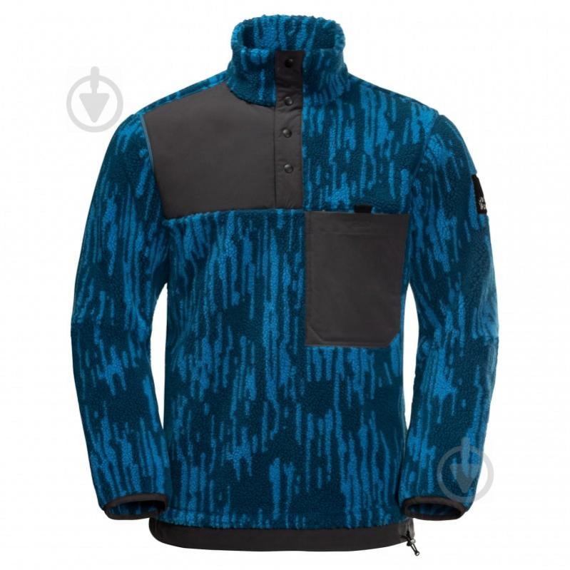 Джемпер Jack Wolfskin 367 FEARLESS SNAP JAQUARD M 1709801-7727 р. L синій - фото 1