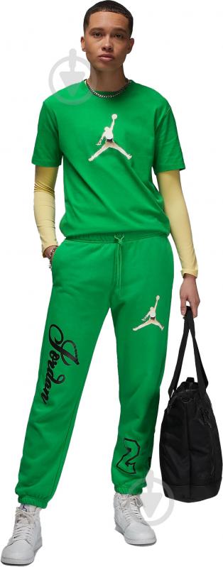 Брюки Nike W J BRKLN FT GFX PANT DZ3384-310 р. XS зеленый - фото 2