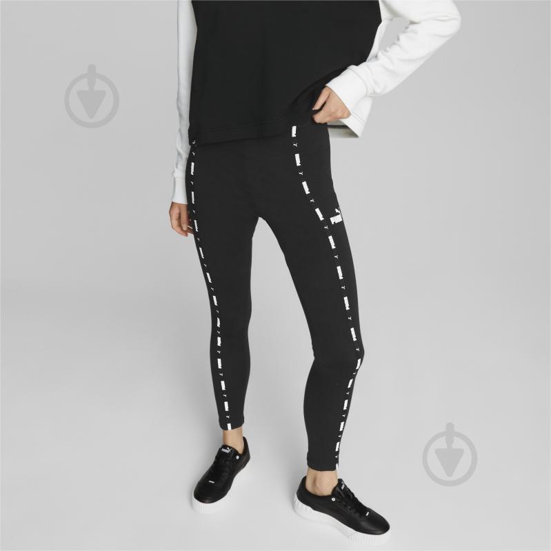 Лосины Puma PUMA POWER HIGH-WAIST 7/8 TAPE LEGGINGS 84994901 р.M черный - фото 3